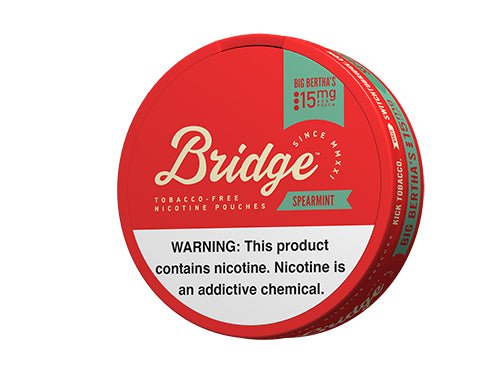 Bridge Spearmint - 15mg Nicotine Pouches - NicPouchesDirect.com